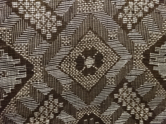 JAPANESE KIMONO / ANTIQUE KIMONO / SILK / DORO OSHIMA TSUMUGI